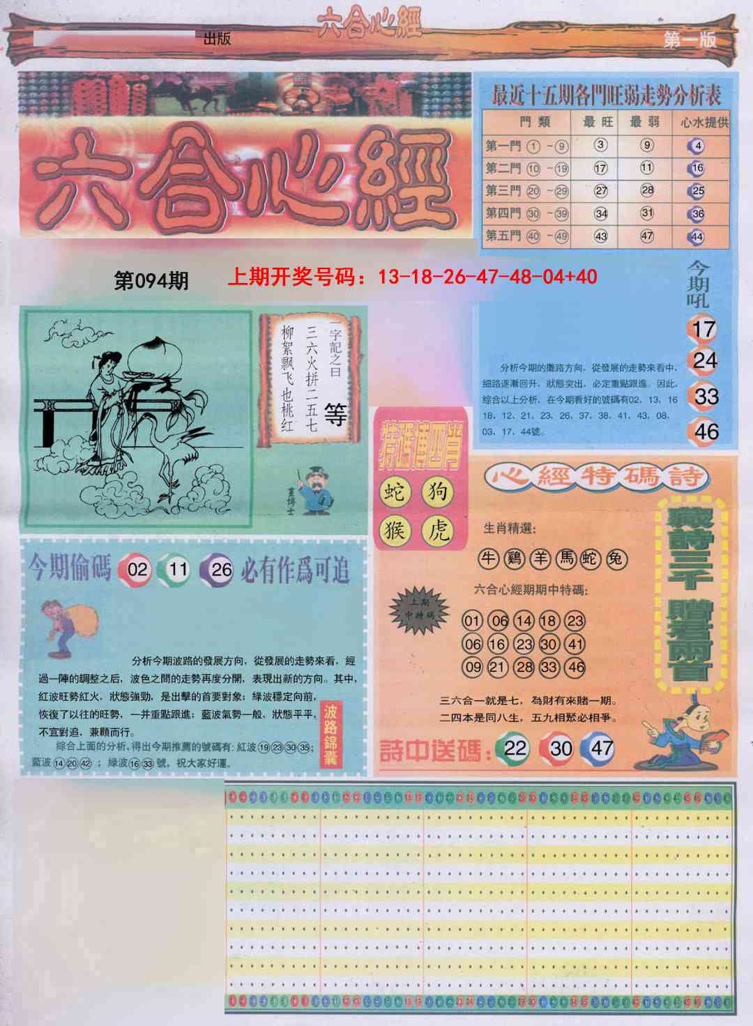 094期六合心经A[图]